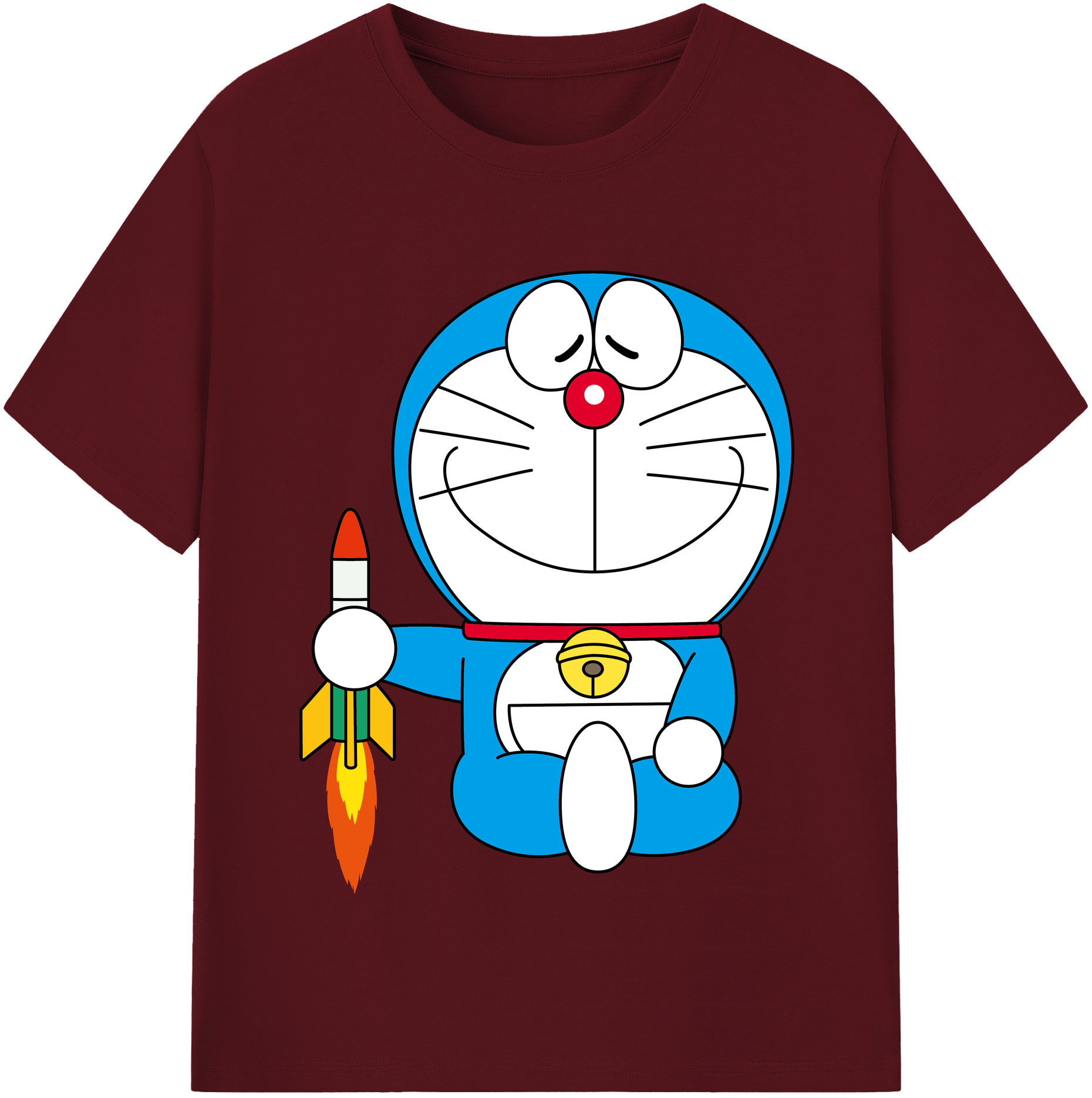 （画像用） ドラえもん Doraemon 綿100％半袖Tシャツ（フロントプリント）